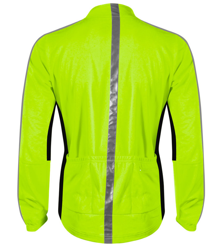 Men's 3M Reflective Jacket Waterproof Cycling Motorcycle Night Safe Coat N