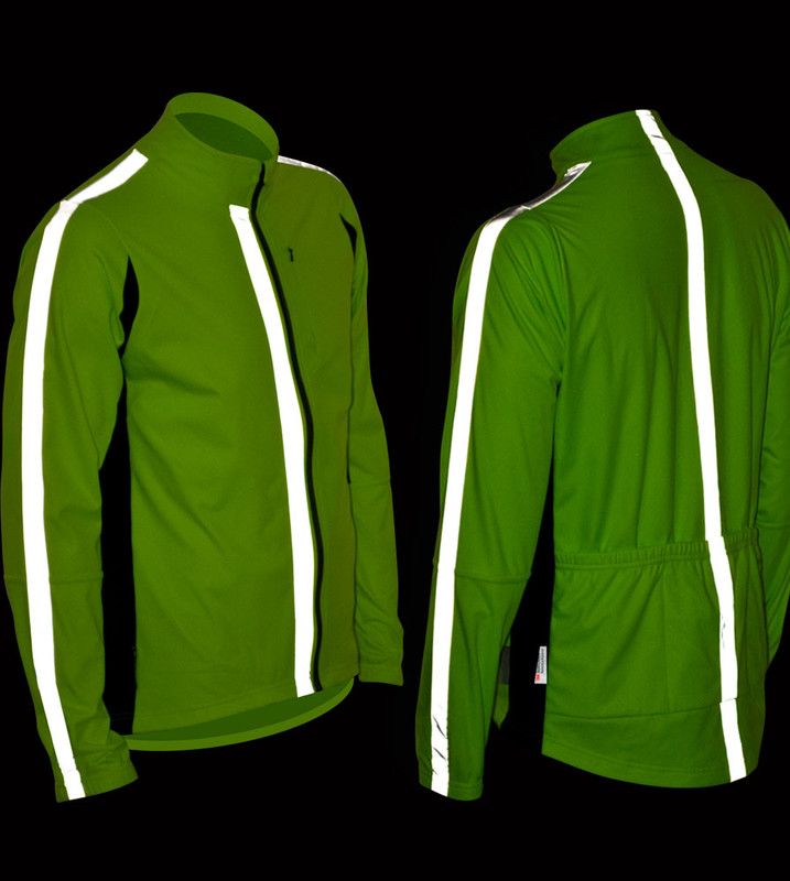 Men's 3M Enhanced Visibility Softshell Cycling Jacket