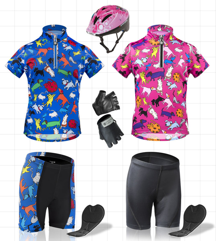 childrens padded cycling shorts