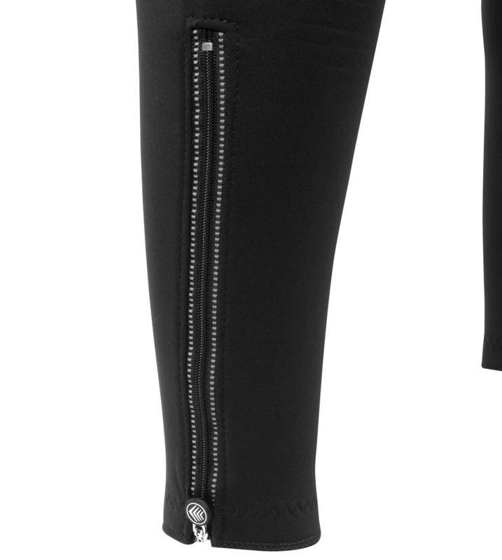 Men's Black Fleece Tights, USA Cold Weather Fitness Tight