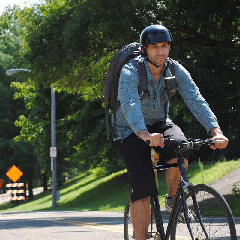 Urban Cycling Commuter Bike to Work Pants - Navy Blue