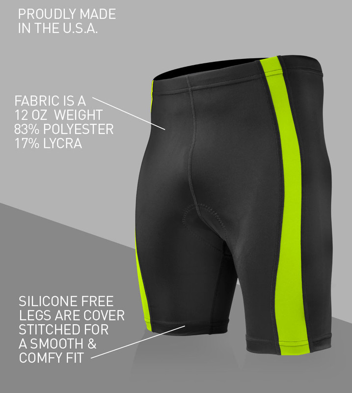 Men's USA Classic 2.0 | Padded Cycling Shorts | Color Accents