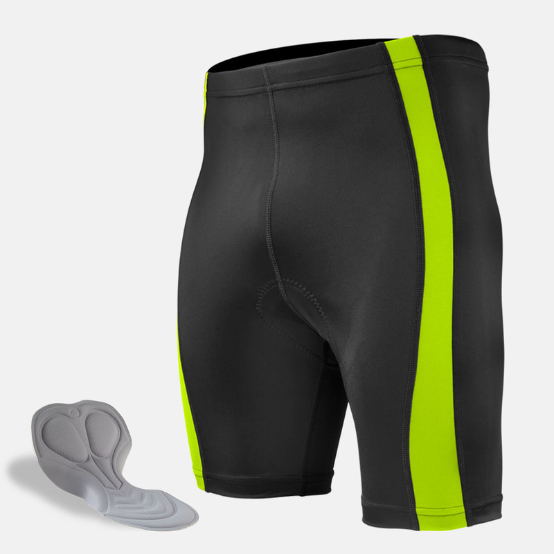 Men's Swift Color Stripe Padded Bike Short | Made in USA