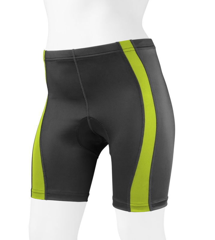 womens yellow cycling shorts