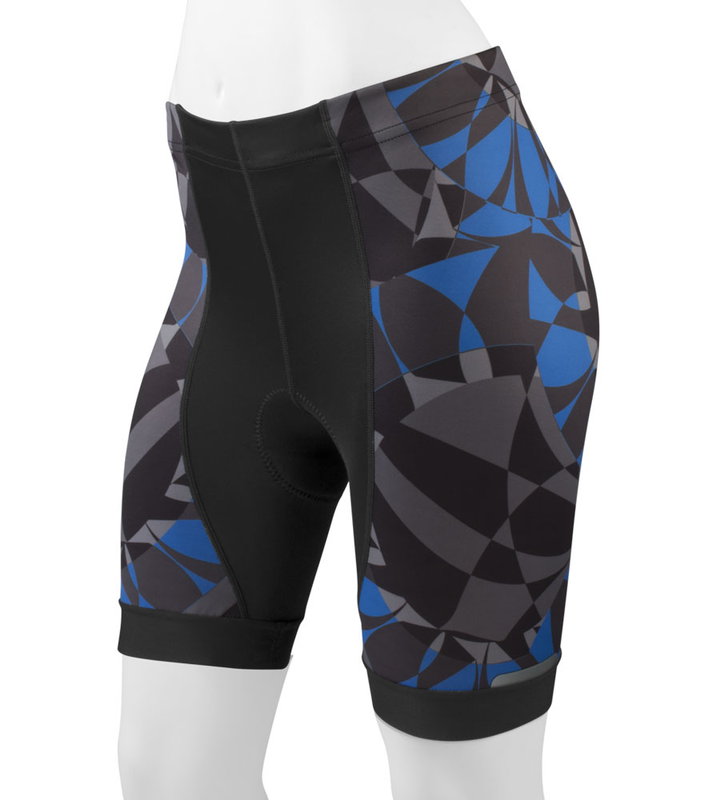 womens patterned bike shorts