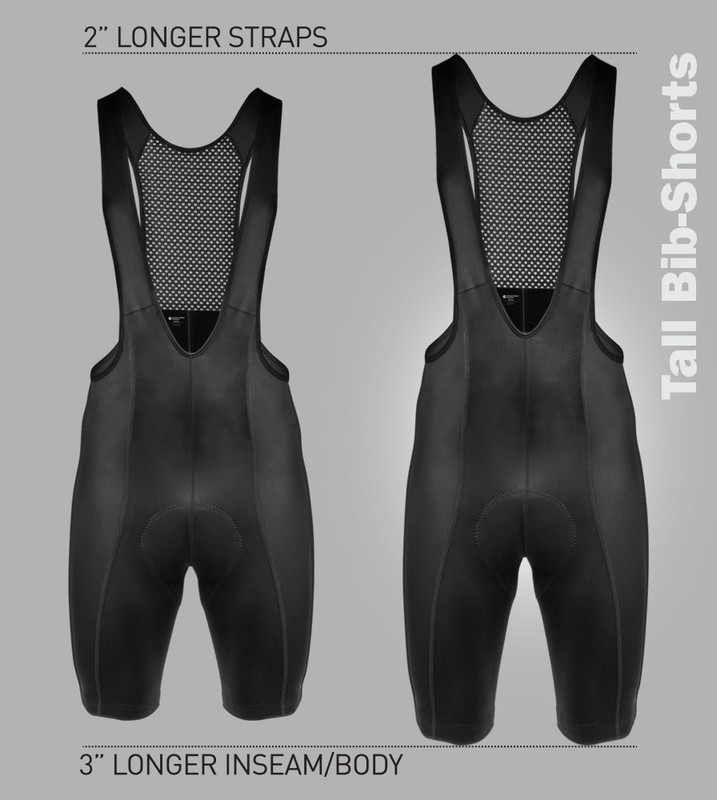 best bib shorts for tall riders