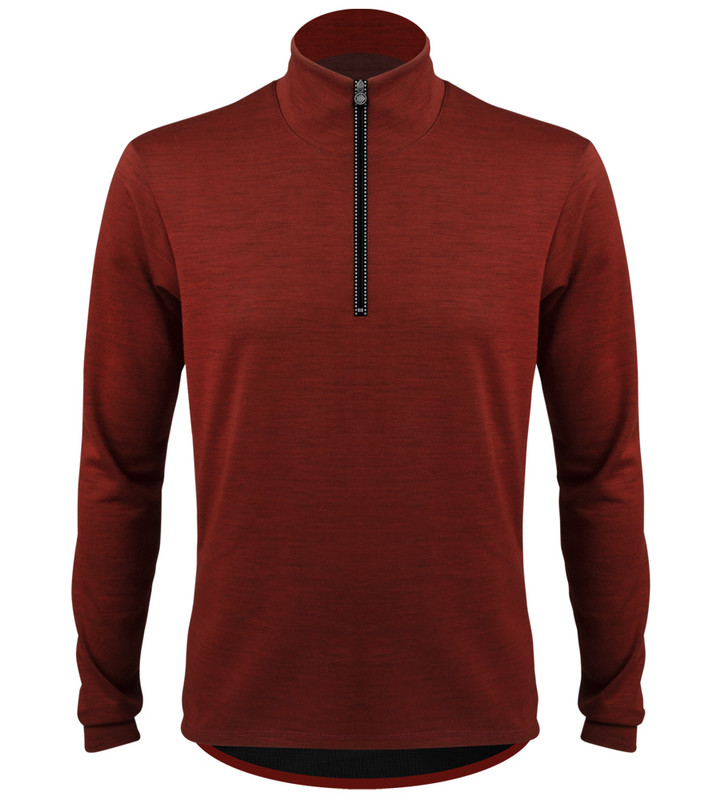 Men's Long Sleeve Merino Wool Jersey