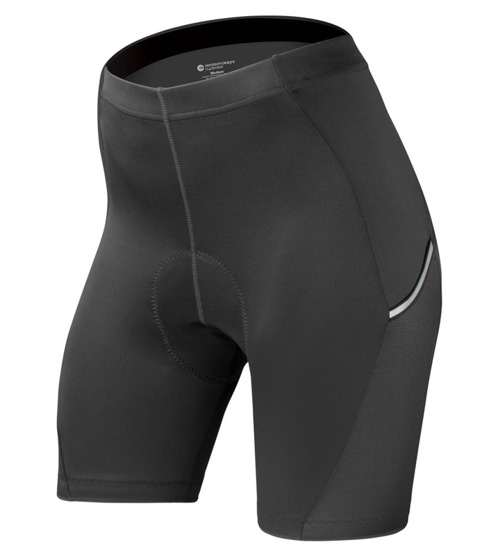 Women's Luna Padded Cycling Shorts with Reflective Pockets
