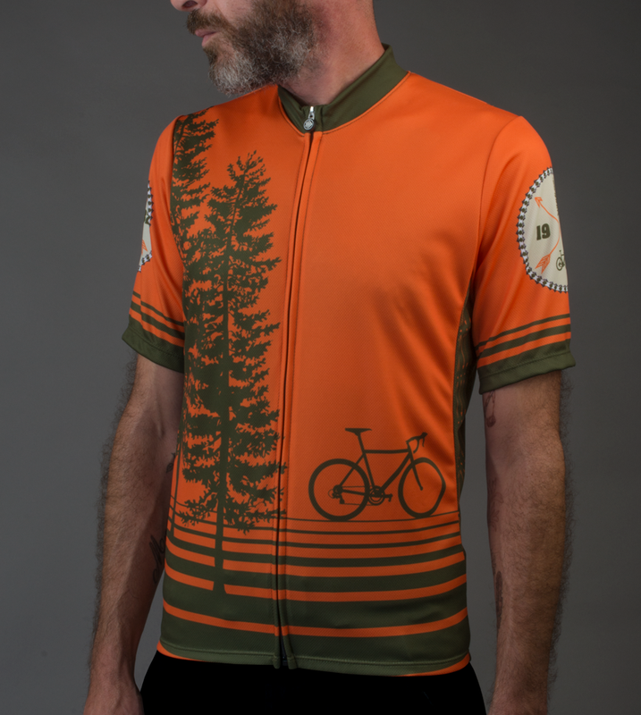 Aero Tech Big Man Cycling Jersey - 4XL Orange