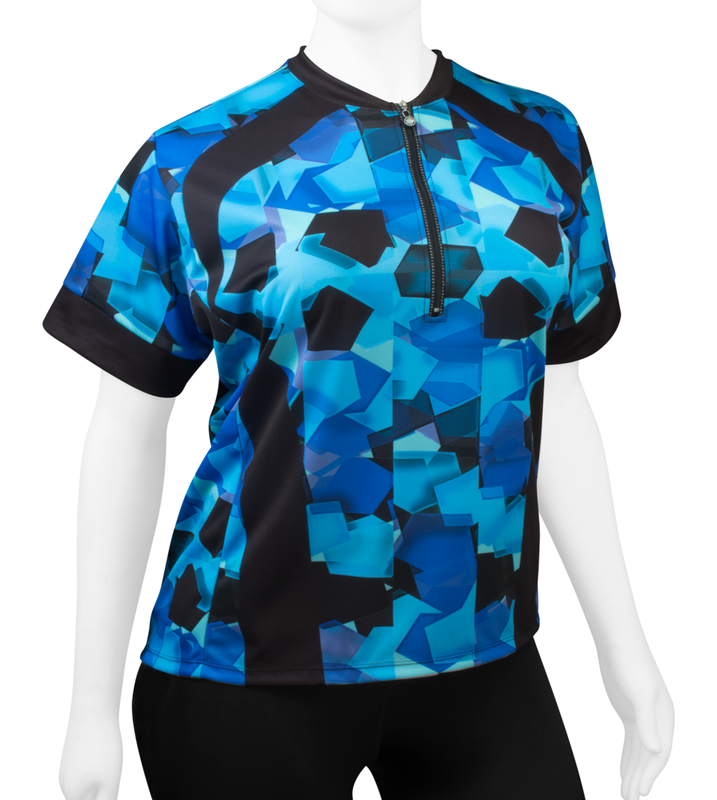 plus size cycling jersey women's