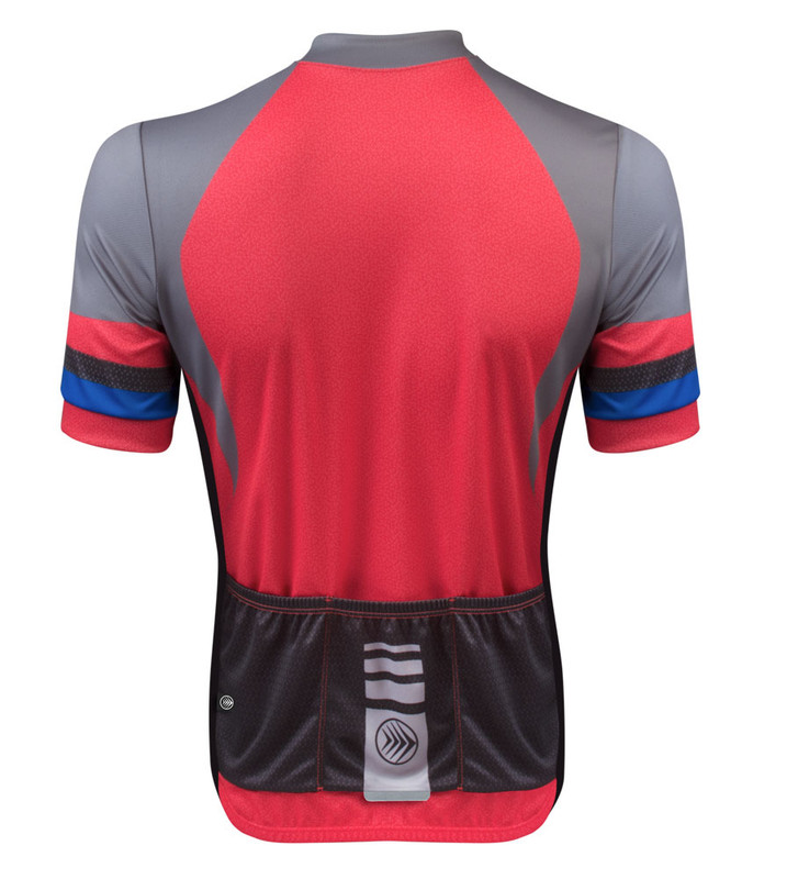 dome Jane Austen Glamour Men's Cycling Jersey Team Leader Sprint Biking Jersey in Red and Teal