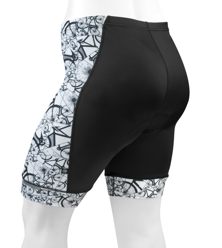 Women's cycling pants - Black - Ergonomically designed padded bike