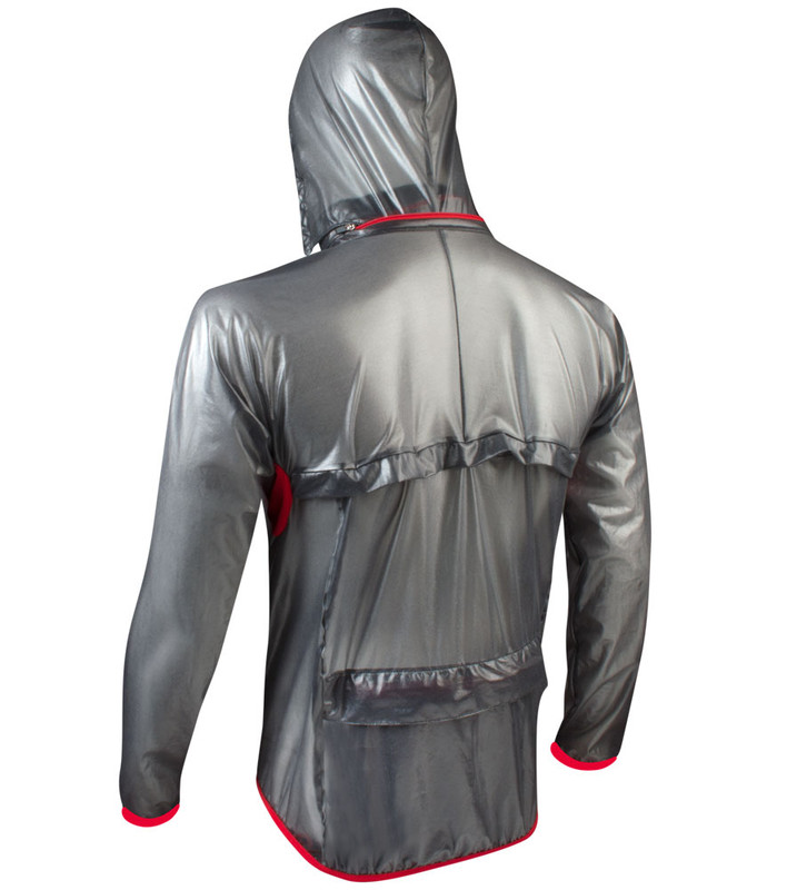 packable cycling rain jacket