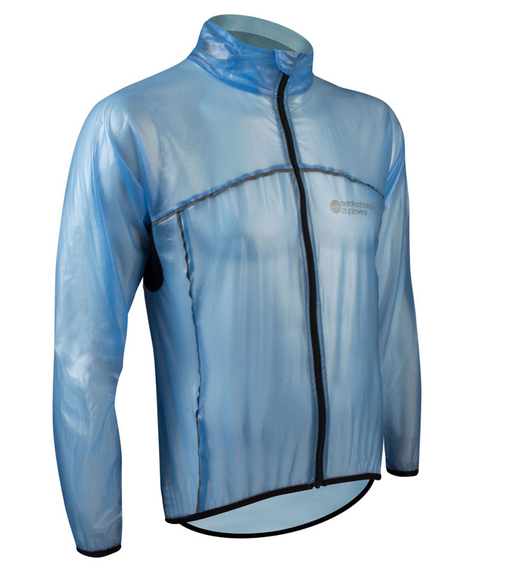 packable cycling rain jacket