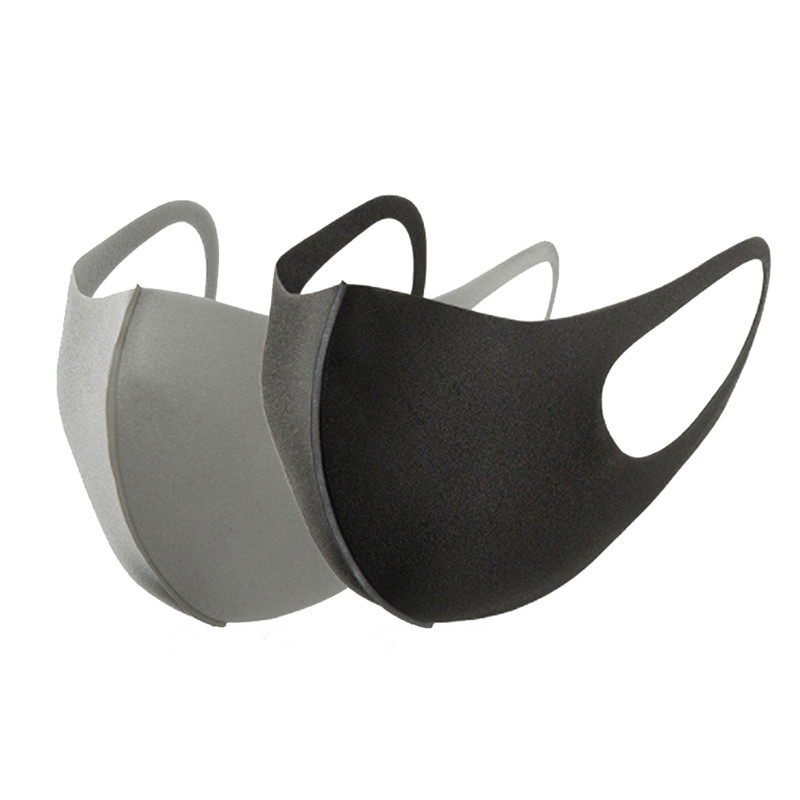 Aero Tech Designs | Sports Facemask - 2Pack - Reusable and Washable Synthetic, Black