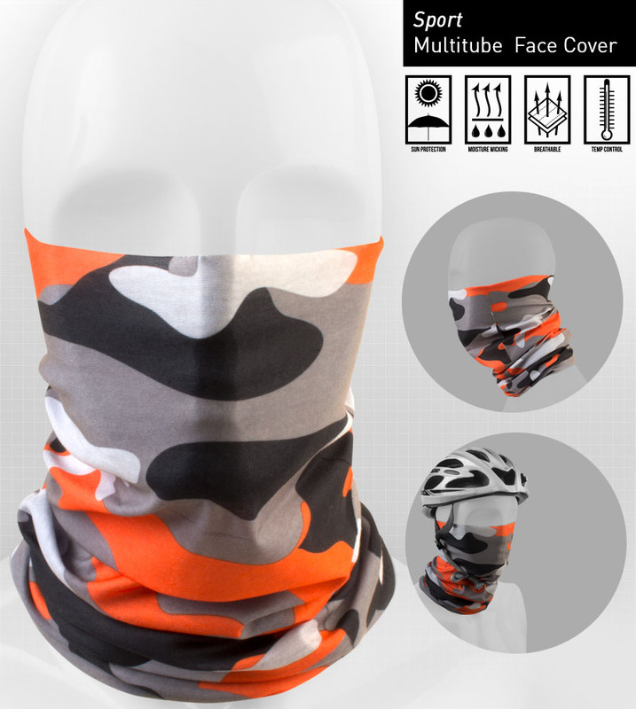 Aero Tech Designs | Lightweight Face Mask - Stretchable Athletic Multi-Tube, Pink Camo