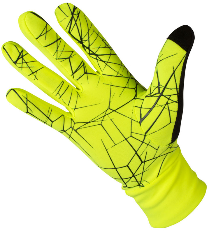 Aero Tech Designs | Spider Grip Heavyweight High-Visibility Cycling Gloves, Small