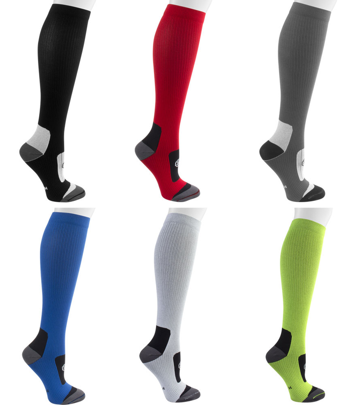 Performance Compression Socks for Running and Cycling Made in the USA