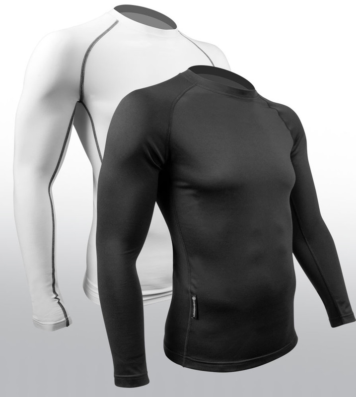 Mens Thermal Compression Shirts Ultra Soft Fleece Lined Long Sleeve To –  LANBAOSI