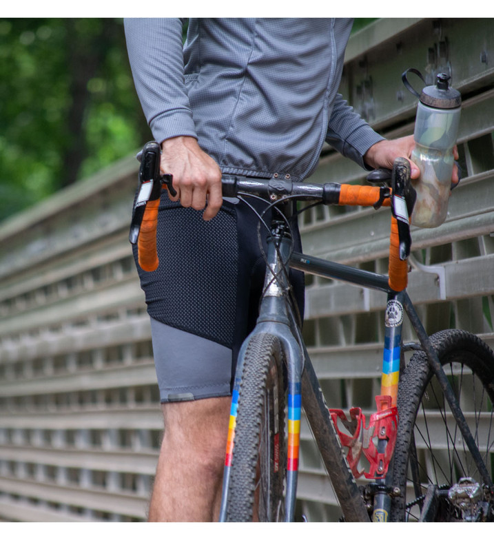 Men's Gel Touring Bike Shorts, Mesh Pockets