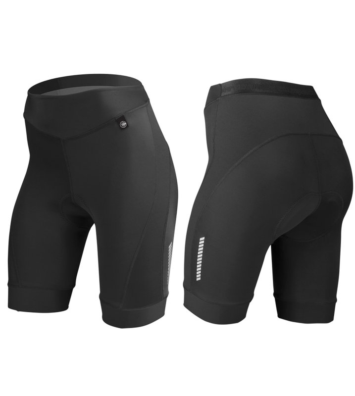 Women's Elite Air Gel Padded Bike Shorts Made in the USA by Aero Tech