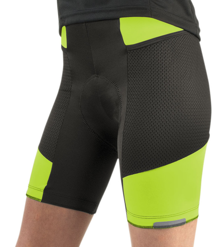 Men's Gel Touring Bike Shorts, Mesh Pockets