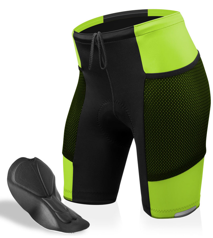 Women's Gel Touring Bike Short, Gel Chamois