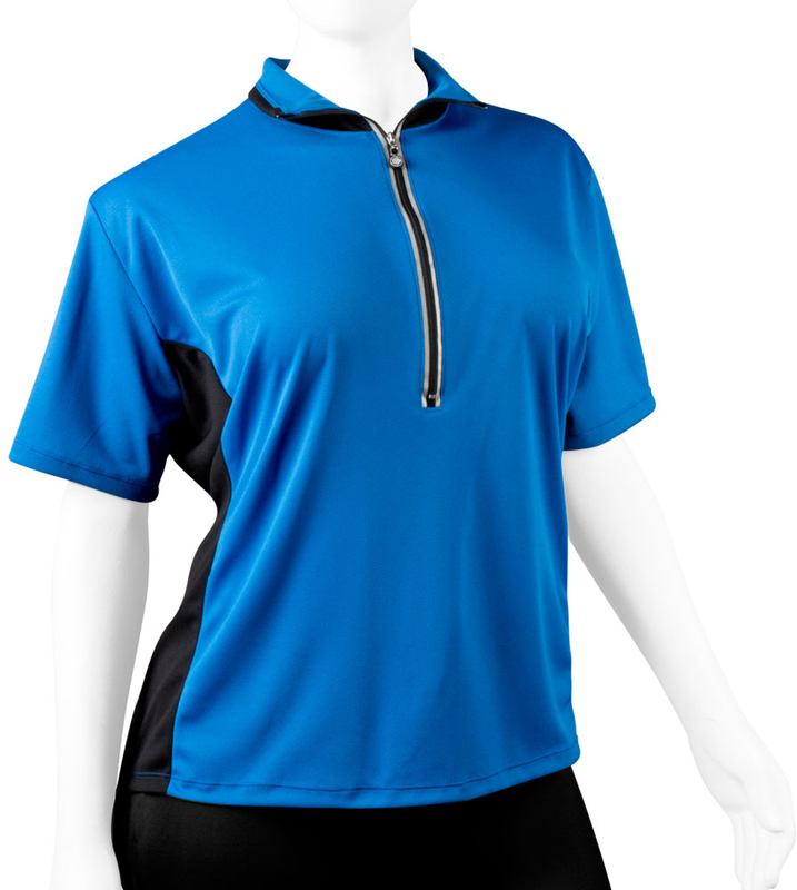 Performance Polo Compression Cycling Jersey Top T Shirt Flat