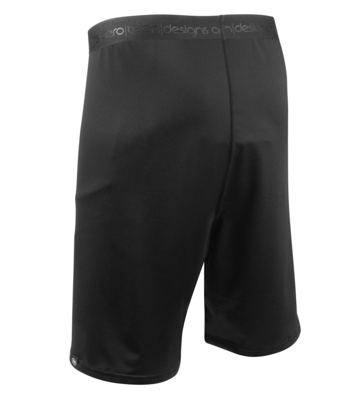 Grey - Men's Sport Shorts With Compression Liner - Textured Solid