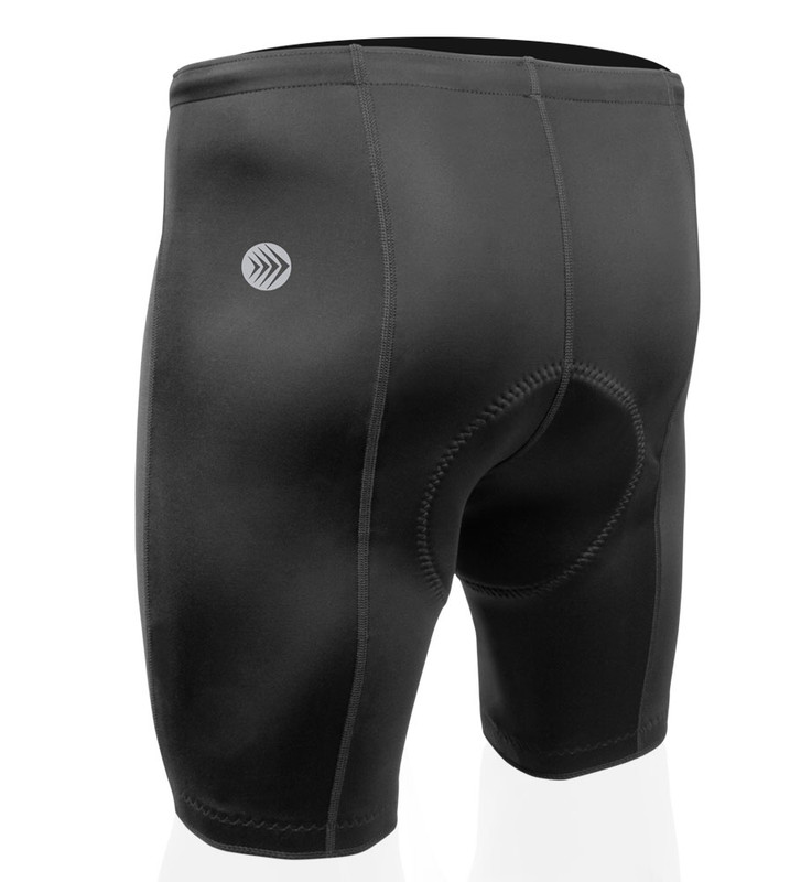 Apace Mens Cycling Shorts - Gel Padded Shorts - Evolve - Black
