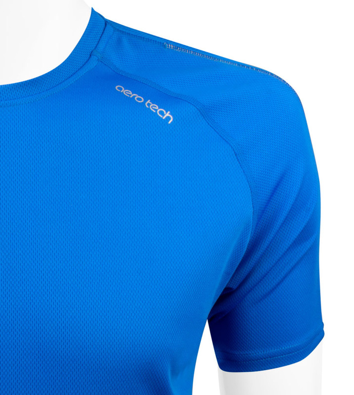 Royal Blue Detail Zip Front Long-Sleeve Rash Guard Top