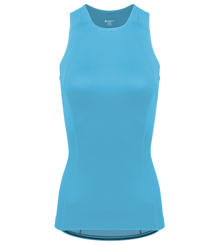 Alo Yoga Tank Womens Extra Small Turquoise Compression Built in