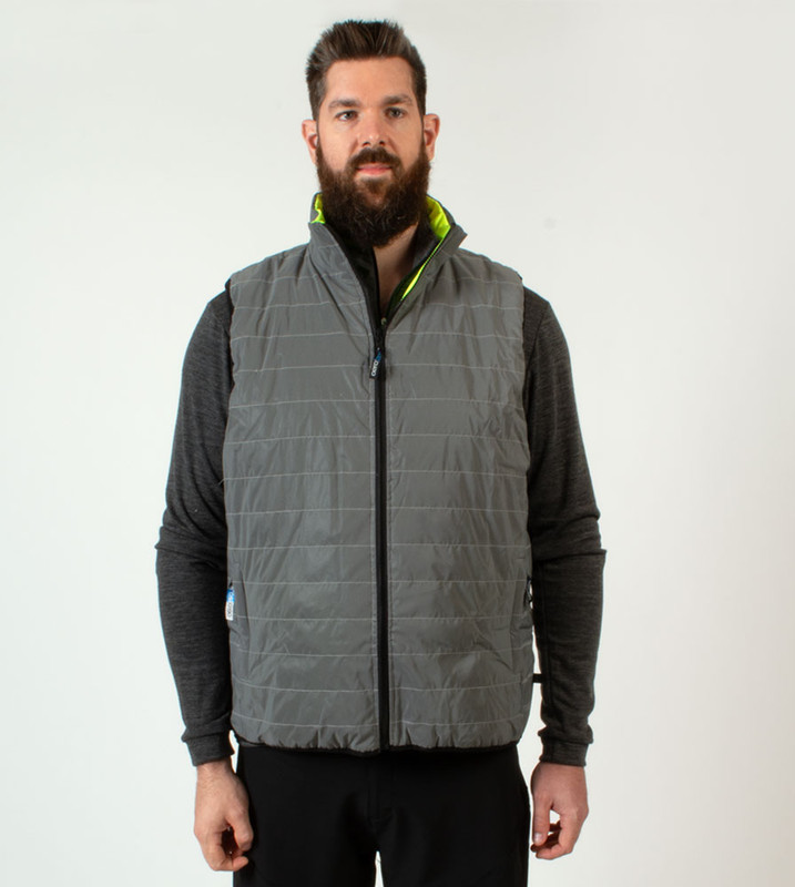 Tech quilted padded shell vest