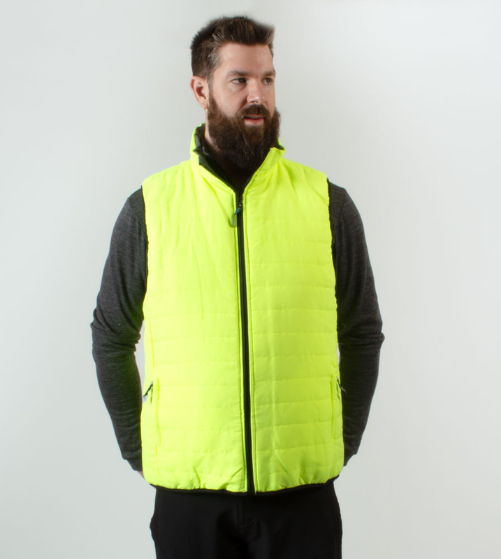 Men's Sierra Vest | Reversible Hi-Viz Reflective and Safety Yellow