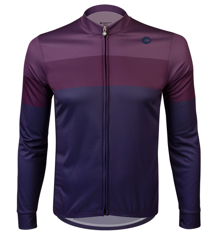 Men's Zenith Cycling Jersey | Long Sleeve Sprint Fit | Aero Tech