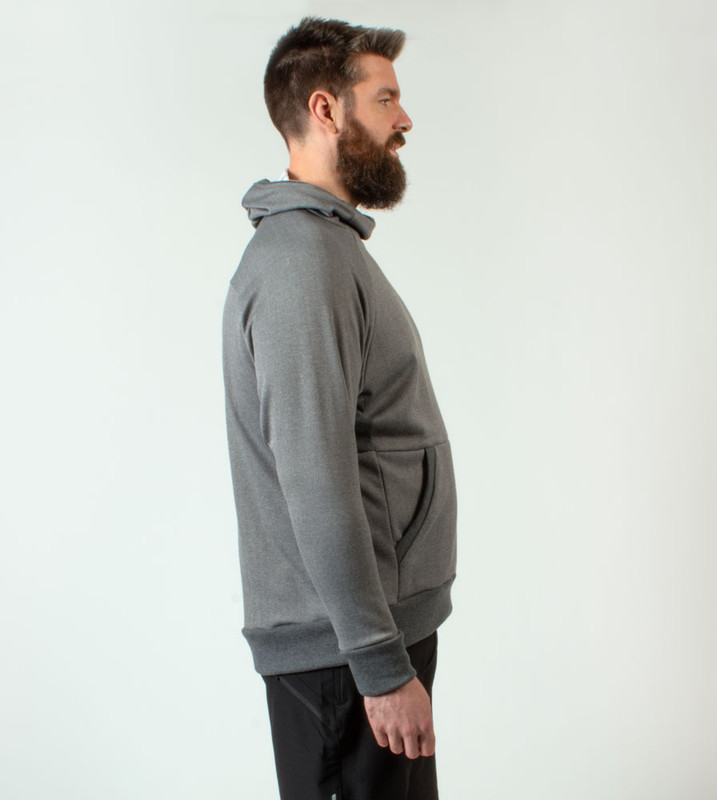 Boys' Tech Fleece Hooded Sweatshirt - All in Motion Gray Heather S
