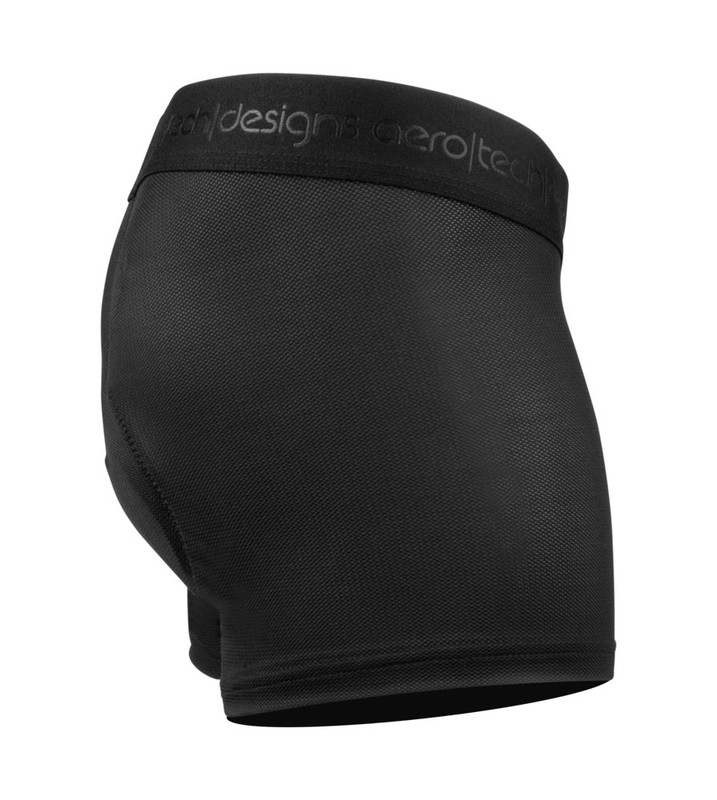 Men's mesh cycling underwear with integrated pad