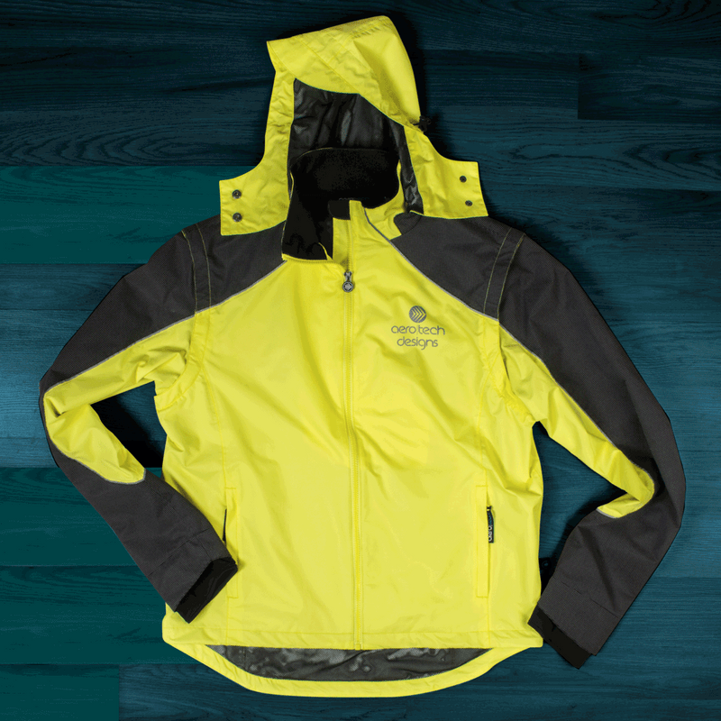 Men's AeroReflective Rain Coat | High-Visibility | 3-in-1 Convertible Jacket