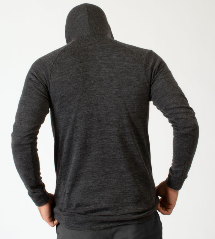 Merino Wool Hoodie | High Performance Athletic Hooded Sweatshirt