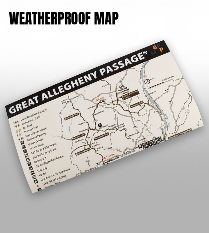 Continental Divide Great Allegheny Passage Bike Trail Map Great