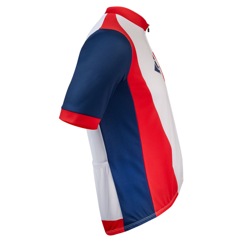 Men's 9/11 Memorial Trail Classic Short Sleeve Cycling Jersey Side View