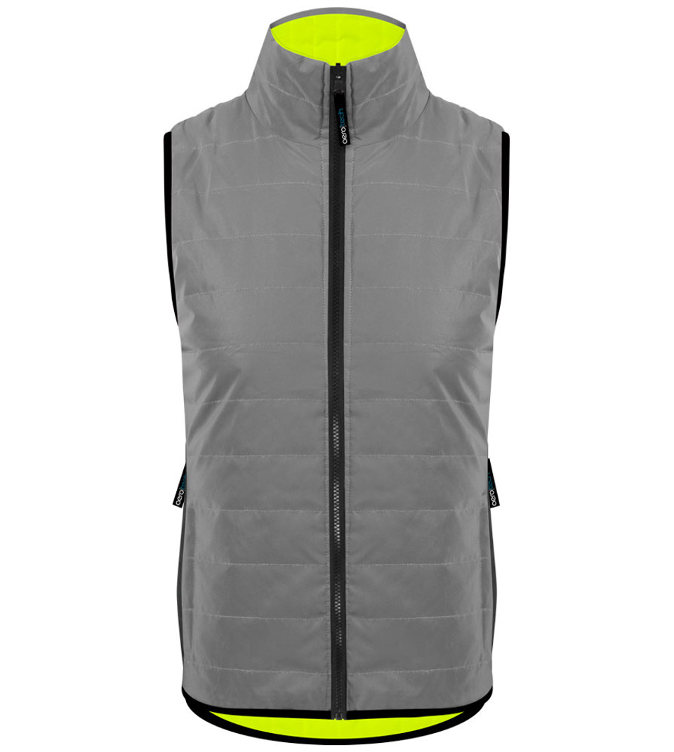 ëpaのreversible short vest Zenergy® Leopard Reversible Vest | Chico's