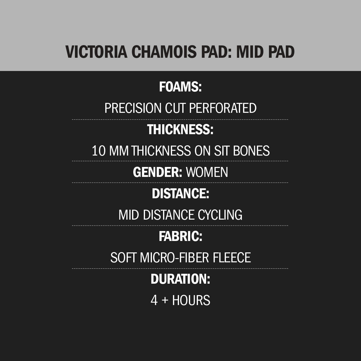 Victoria chamois features
