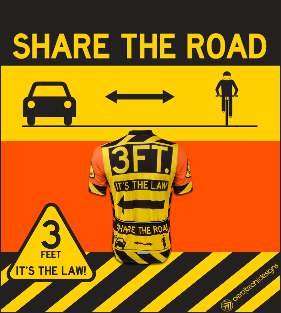 Men's Share the Road Bike Jersey