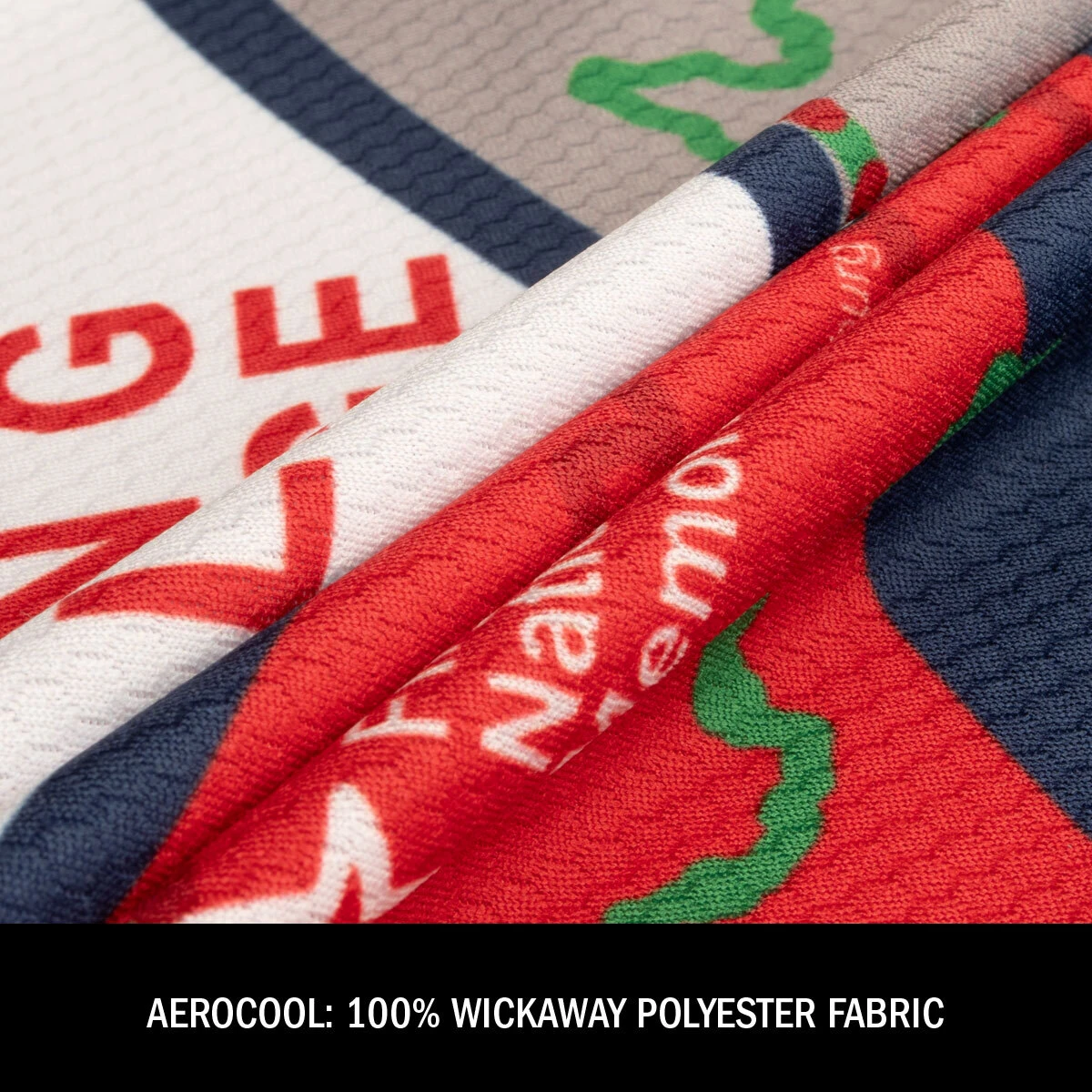 100% wickaway polyester fabric