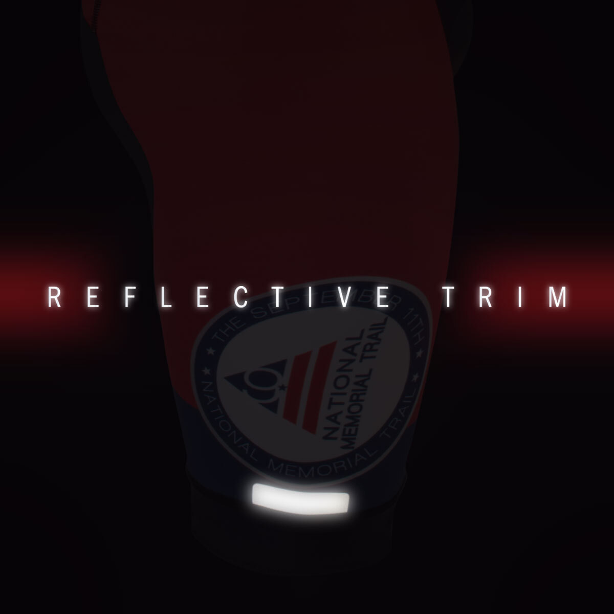 reflective elements on the legs