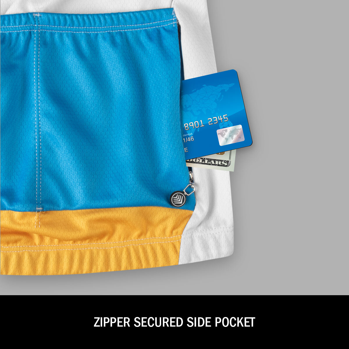 Secured Zippered Pocket