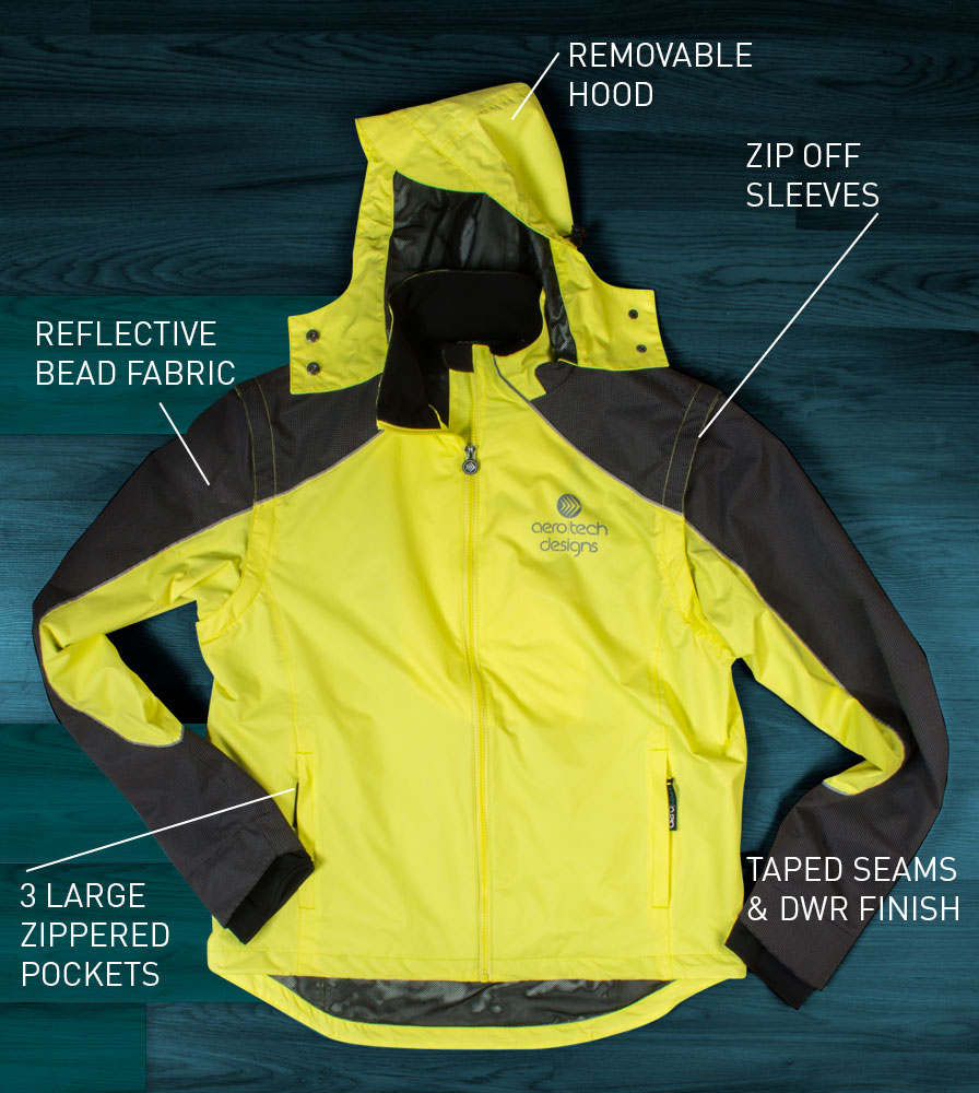 Zip off removable Hood