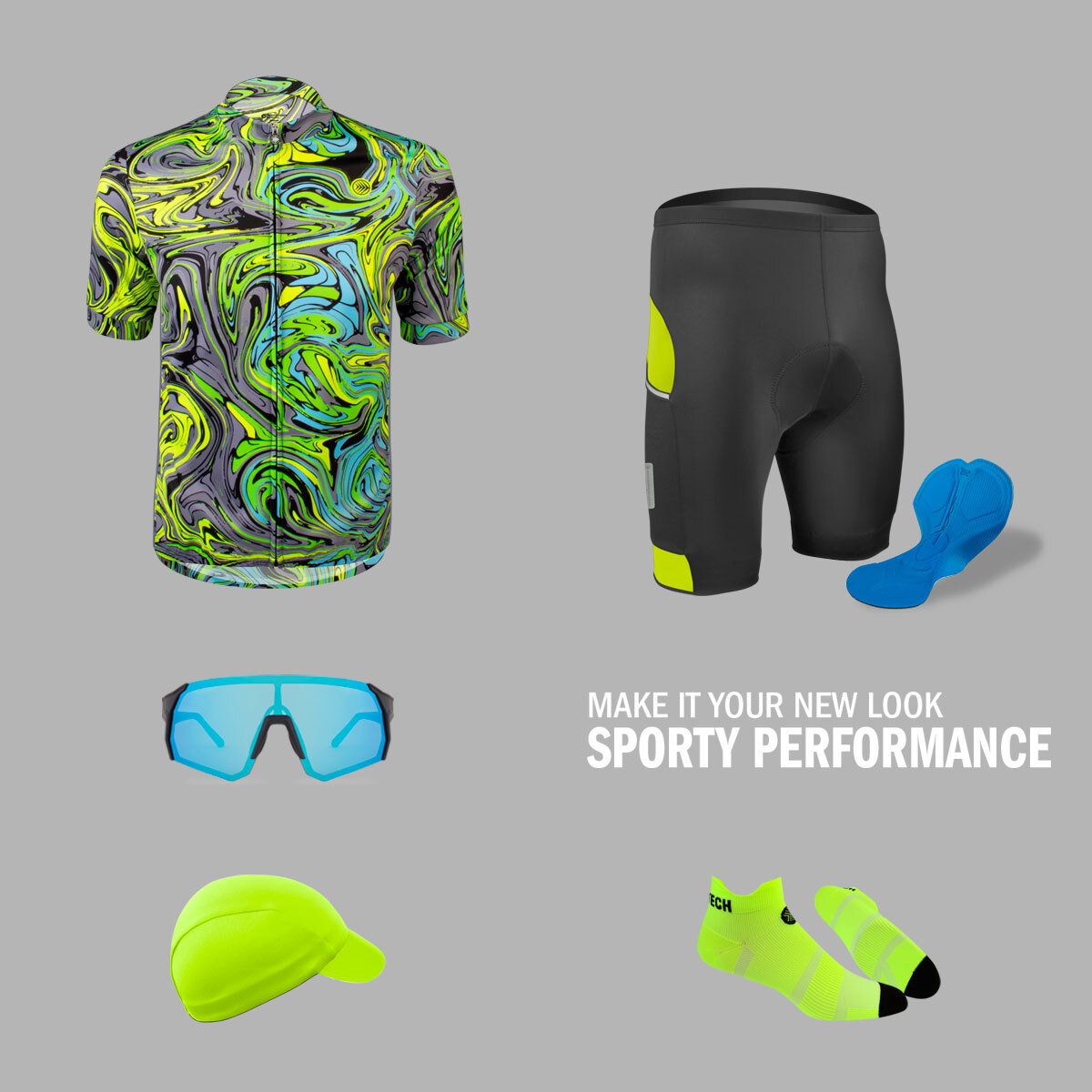 Road essentials kit layout