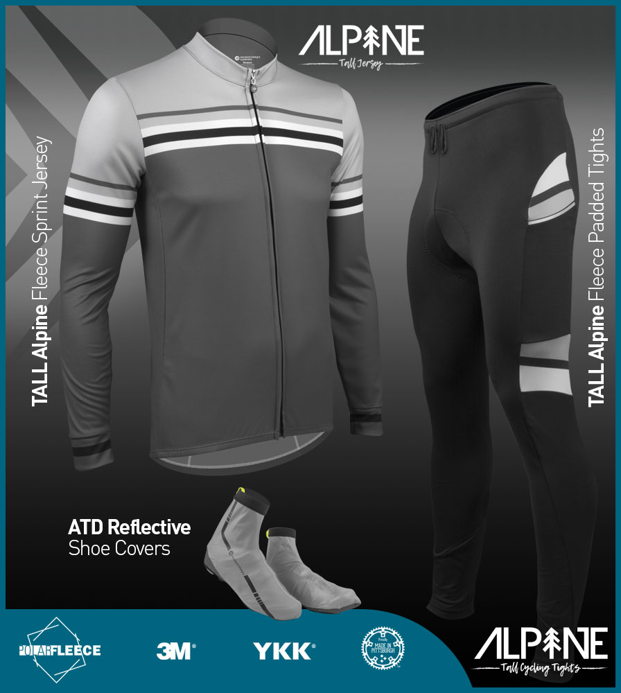 Tall Men's Alpine Cycling Kit